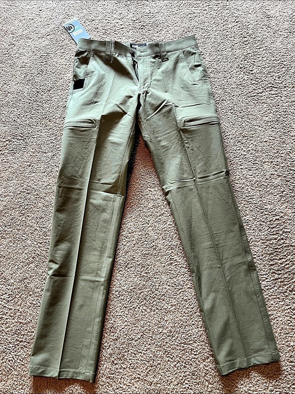 BARBELL APPAREL Covert Pant Men's Sage Green Cargo Pants Waist 30 NWT